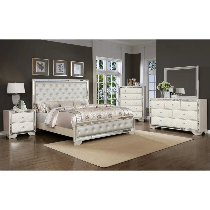 Madison Beige Collection Double Bed - ME-1221BE-D