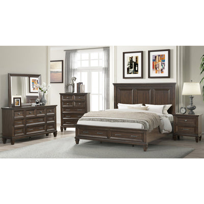 Hamilton Brown Bedroom Set - ME-1251B-5PCS-K