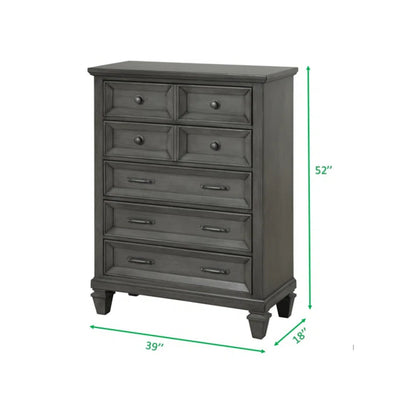 Hamilton Grey Collection Chest - ME-1251G-C