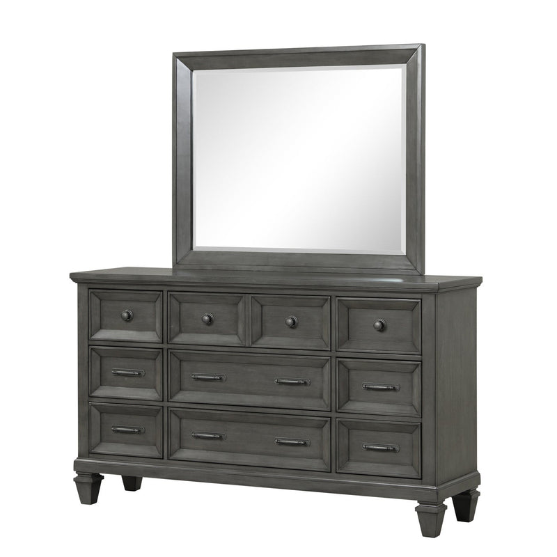 Hamilton Grey Collection Dresser/Mirror - ME-1251G-DM