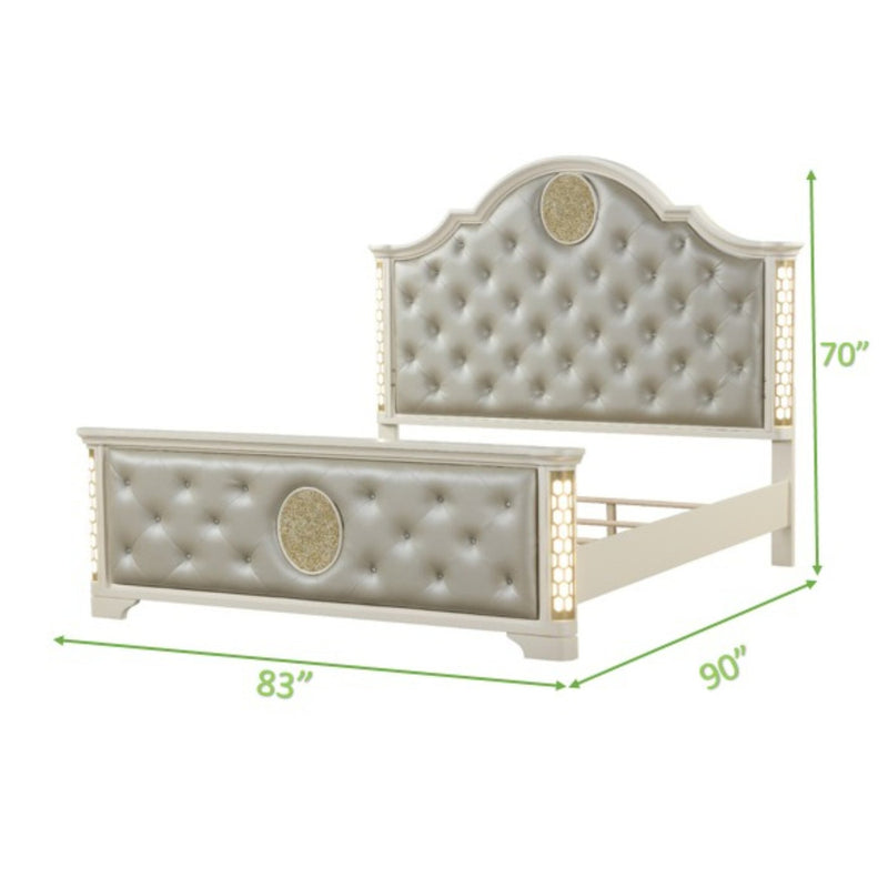 Jasmine Collection King Bed - ME-1291-K