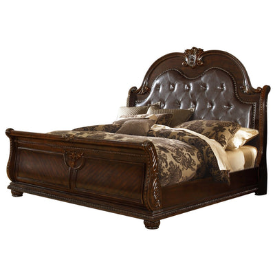 Roma Dark Walnut King Bed - ME-391-K-DW