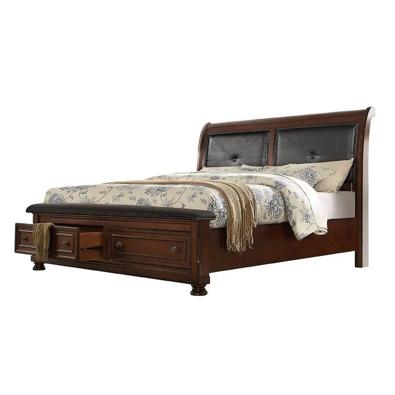 Austin Collection Platform Bed - ME-852-Q