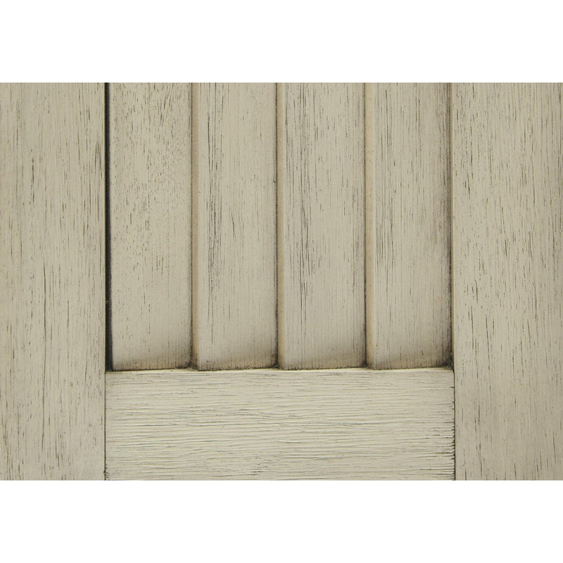 Woodwell Beige Solid Wood Rustic Bench - MA-4586W