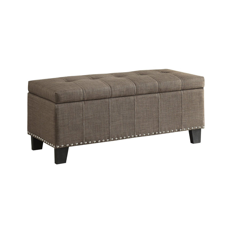 Fedora Brown Lift Top Storage Bench - MA-4614-F1