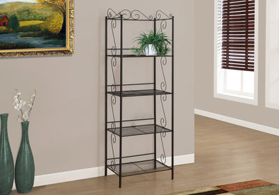 Bookcase - 70"H / Copper Metal Etagere - I 2103