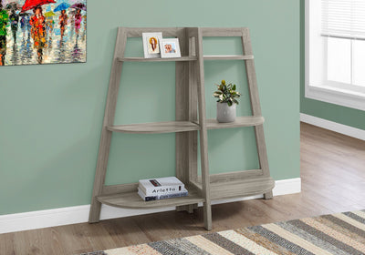 Bookcase - 48"H / Dark Taupe Accent Etagere - I 2428