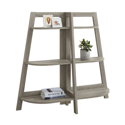 Bookcase - 48"H / Dark Taupe Accent Etagere - I 2428