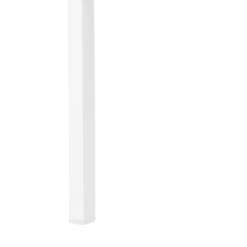 Bookcase - 72"H Ladder Natural / White Metal - I 3686