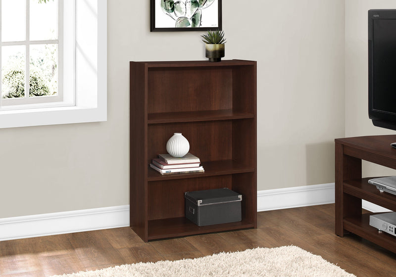 Bookcase - 36"H / Cherry With 3 Shelves - I 7475