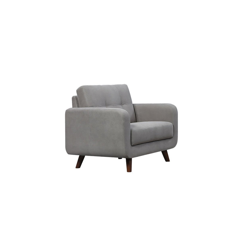 Grey fabric chair