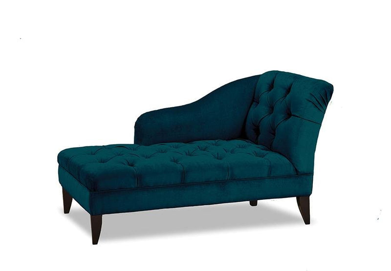 Right / Left Arm Facing Velvet-Style Fabric Chaise - R-854