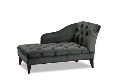 Right / Left Arm Facing Velvet-Style Fabric Chaise - R-854