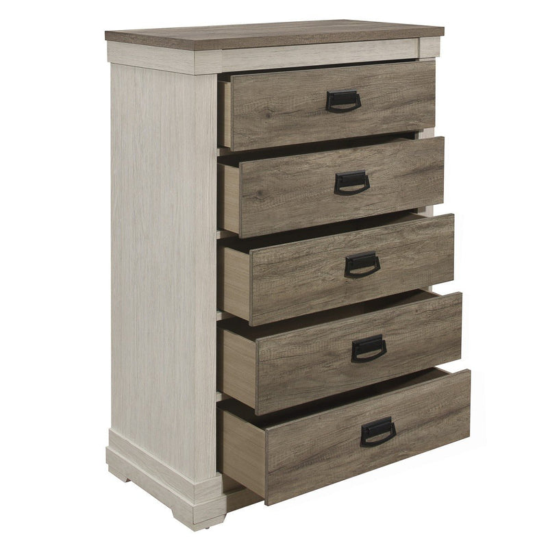 Arcadia Chest White/Weathered Grey - MA-1677-9