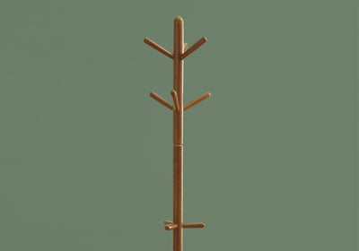 Coat Rack - 69"H / Oak Wood Contemporary Style - I 2003