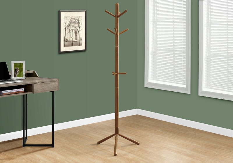 Coat Rack - 69"H / Oak Wood Contemporary Style - I 2003