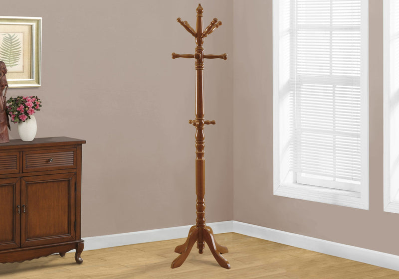 Coat Rack - 73"H / Oak Wood Traditional Style - I 2012