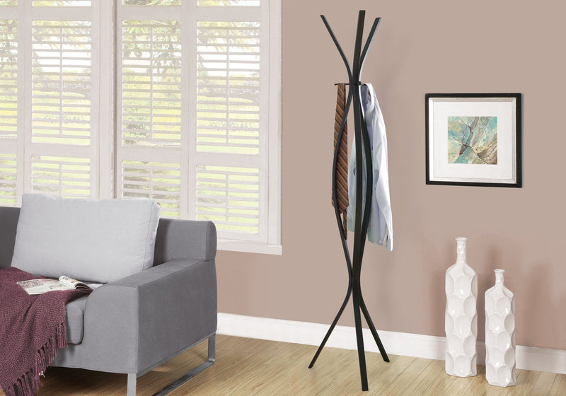 Coat Rack - 72"H / Cappuccino Metal Contemporary Style - I 2016