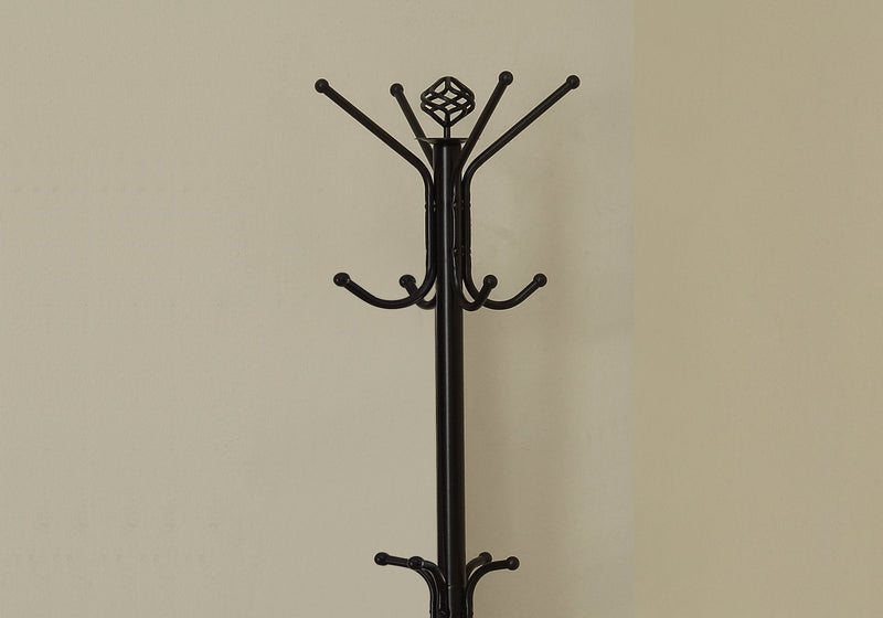 Coat Rack - 70"H / Black Metal - I 2019