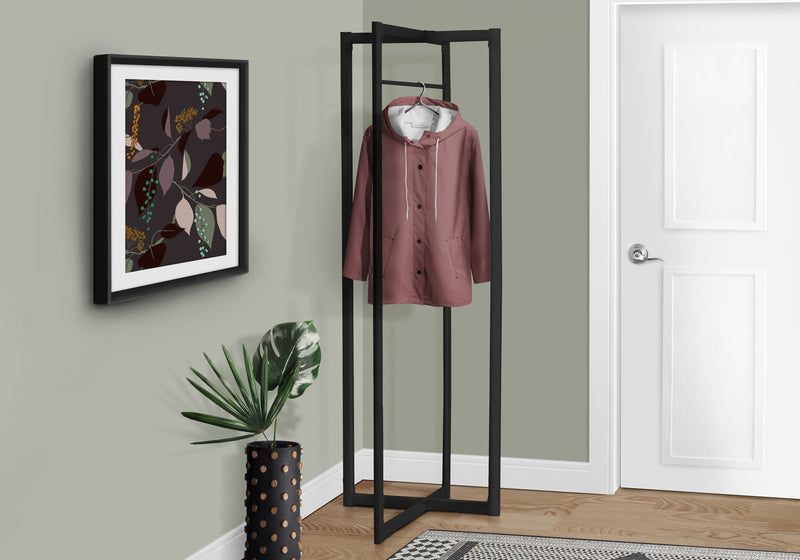 Coat Rack - 72"H / Black Metal - I 2150