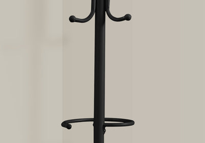 Coat Rack - 68"H / Black Metal - I 2162