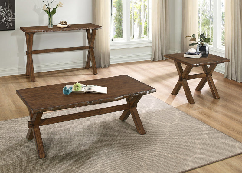 Live Edge Coffee Table Set - MA-5020-3PCS