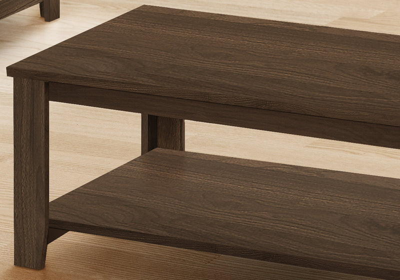 Coffee Table Set - 3Pcs Set / Dark Walnut - I 7882P