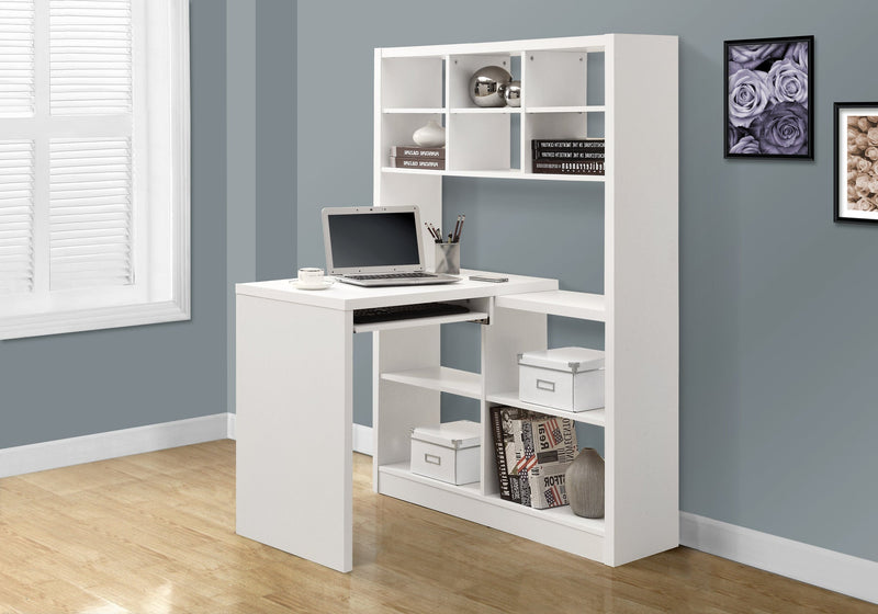 Computer Desk - White Left Or Right Facing Corner - I 7022