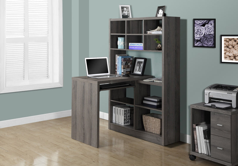 Computer Desk - Dark Taupe Left Or Right Facing Corner - I 7041