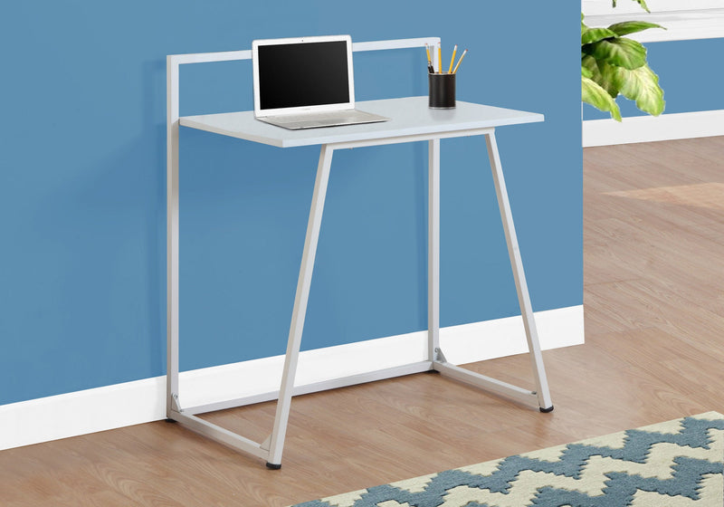 Computer Desk - 30"L / Juvenile White / White Metal - I 7110