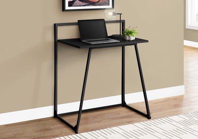 Computer Desk - 30"L / Juvenile Black / Black Metal - I 7111