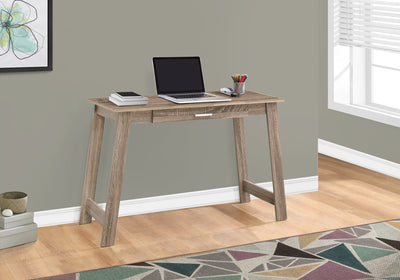 Computer Desk - 42"L / Dark Taupe With A Storage Drawer - I 7191