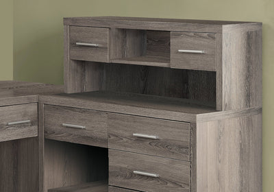 Computer Desk - Dark Taupe Left Or Right Facing Corner - I 7318