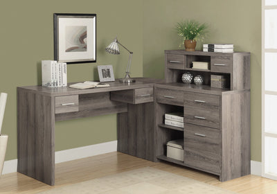 Computer Desk - Dark Taupe Left Or Right Facing Corner - I 7318