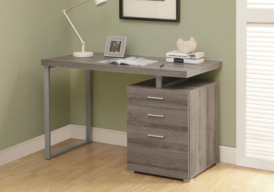 Computer Desk - 48"L / Dark Taupe Left Or Right Facing - I 7326