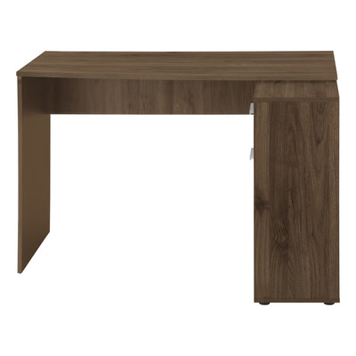 Computer Desk - 46"L / Dark Walnut / Storage Cabinet - I 7348