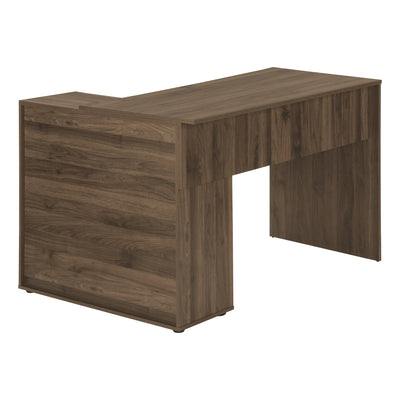 Computer Desk - 46"L / Dark Walnut / Storage Cabinet - I 7348