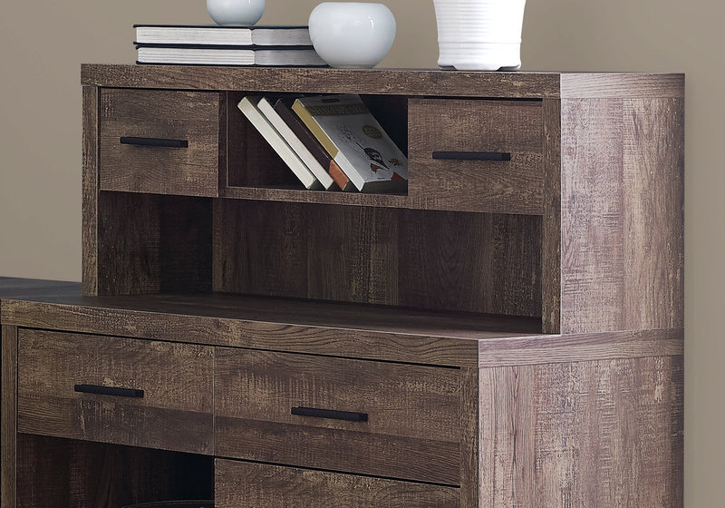 Computer Desk - Brown Reclaimed Wood L/R Facing Corner - I 7427