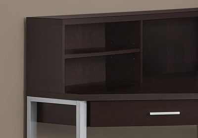 Computer Desk w/ Bookcase - Espresso Finish - I 7512