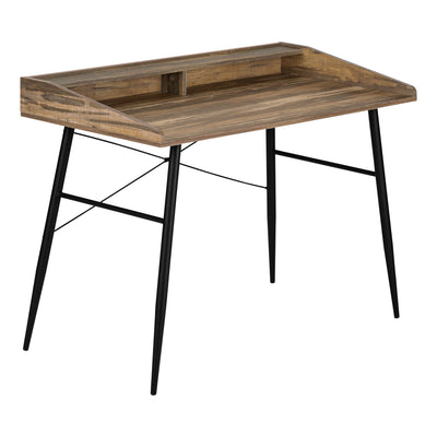 Computer Desk - 48"L / Brown Reclaimed Wood / Black Metal - I 7538