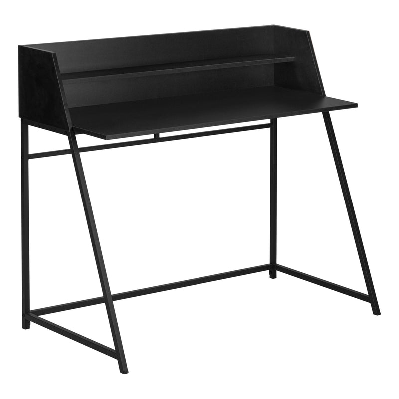 Computer Desk - 48"L / Black / Black Metal - I 7547