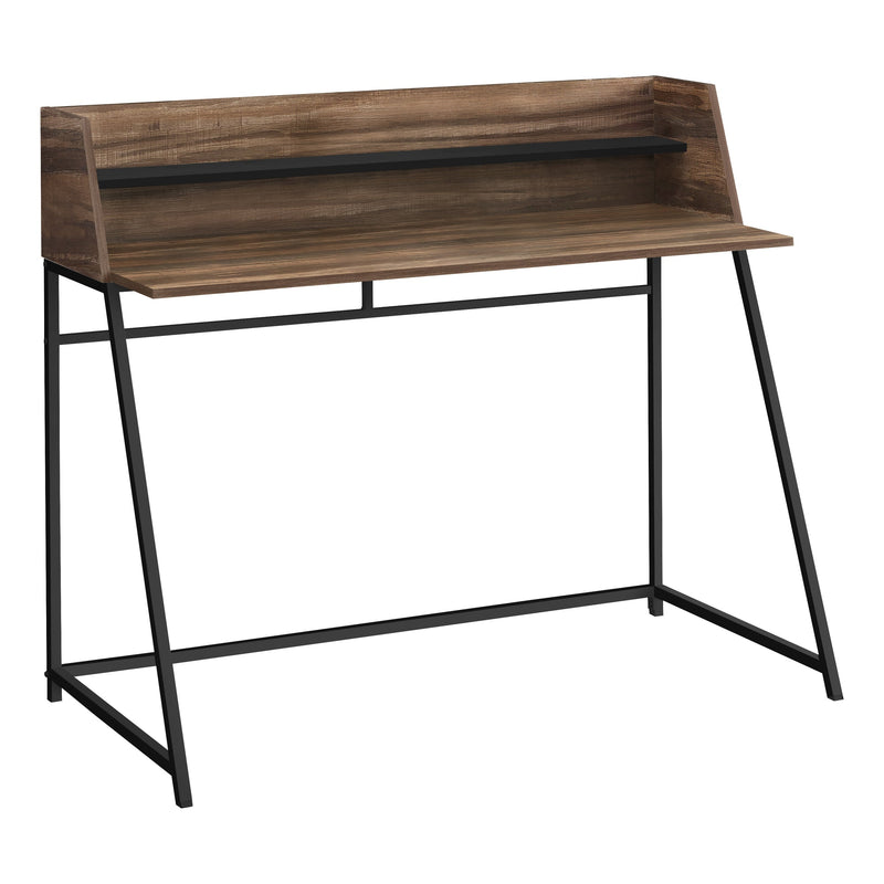 Computer Desk - 48"L / Brown Reclaimed Wood / Black Metal - I 7548