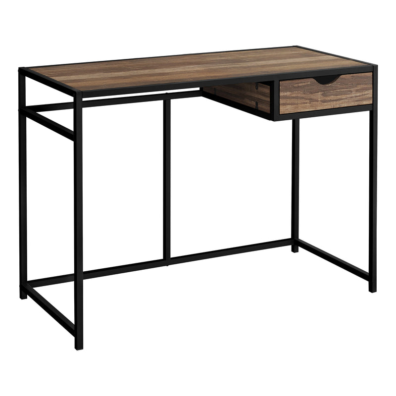 Computer Desk - 42"L / Brown Reclaimed / Black Metal - I 7574