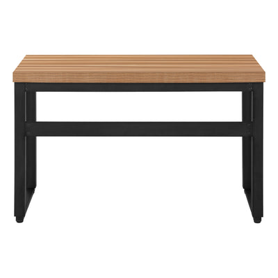 Computer Desk - 48"L / Reclaimed Wood / Adj.Height/ Black - I 7677