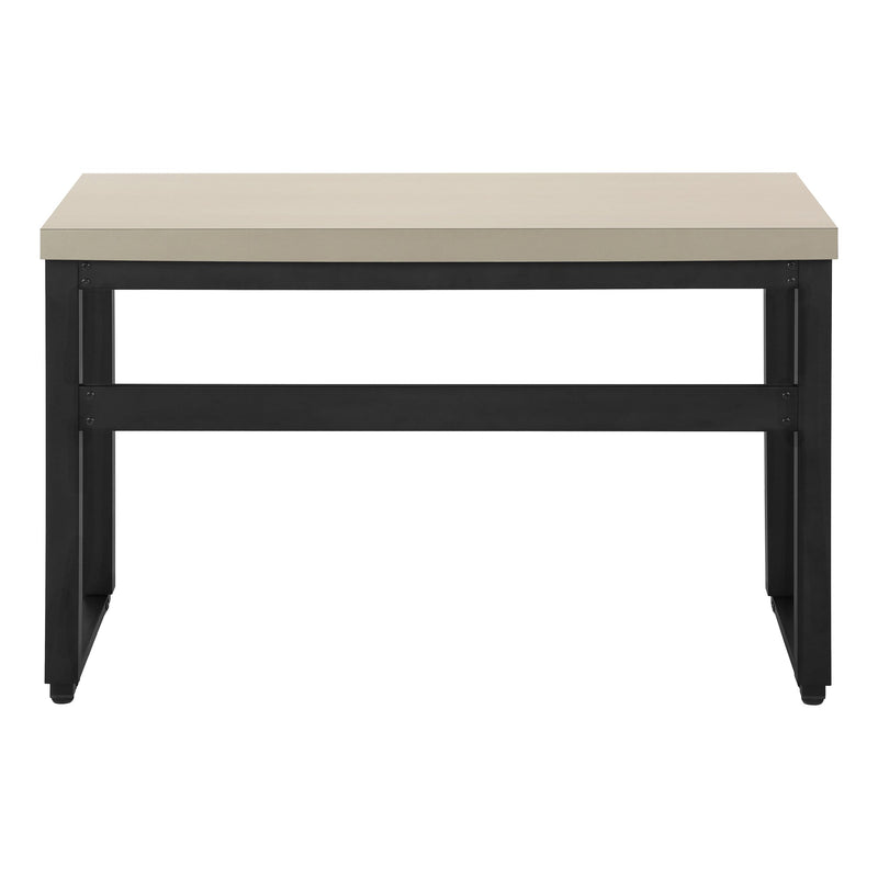 Computer Desk - 48"L / Modern Taupe / Adj.Height/ Black - I 7679