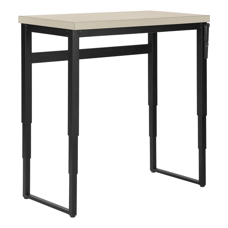 Computer Desk - 48"L / Modern Taupe / Adj.Height/ Black - I 7679