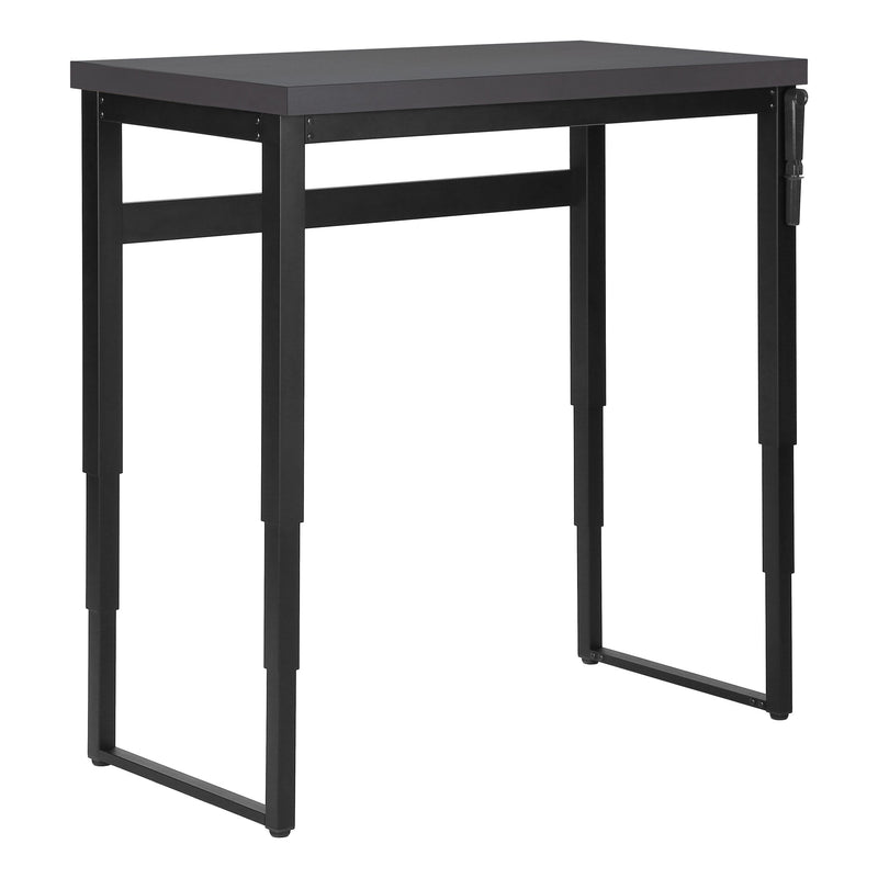 Computer Desk - 48"L / Modern Grey / Adj.Height/ Black - I 7680