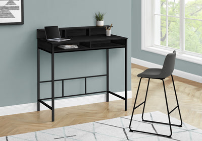 Computer Desk - 48"L / Black / Black Standing Height - I 7700