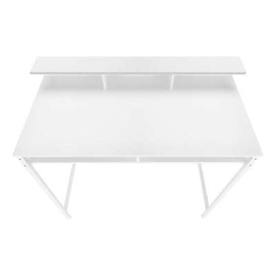 Computer Desk - 48"L / White / White Standing Height - I 7701