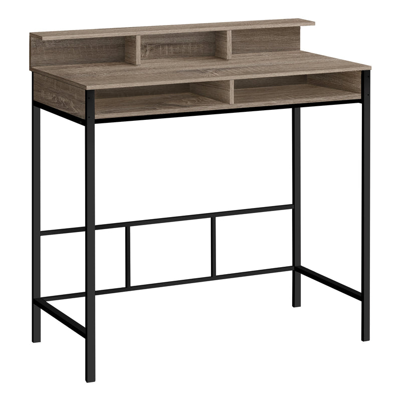 Computer Desk - 48"L / Dark Taupe / Black Standing Height - I 7702